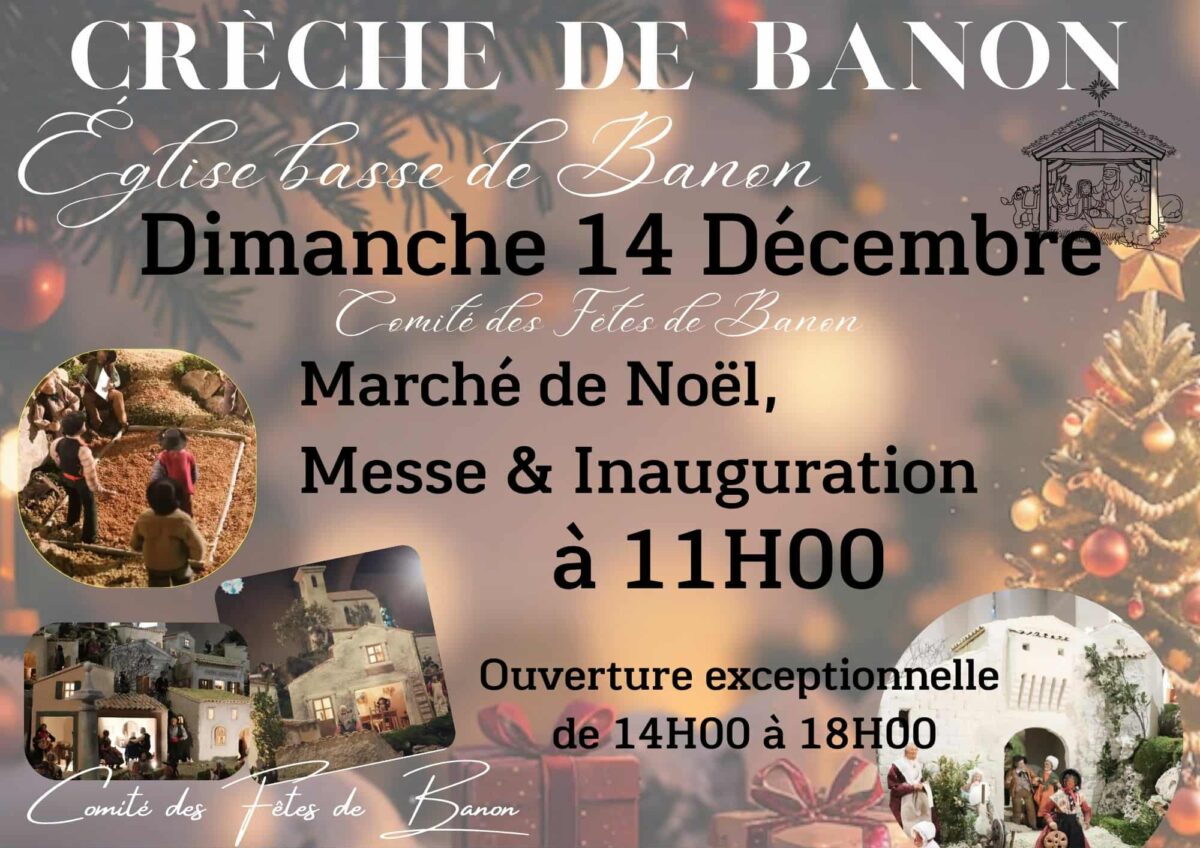 2025, la crèche de Banon