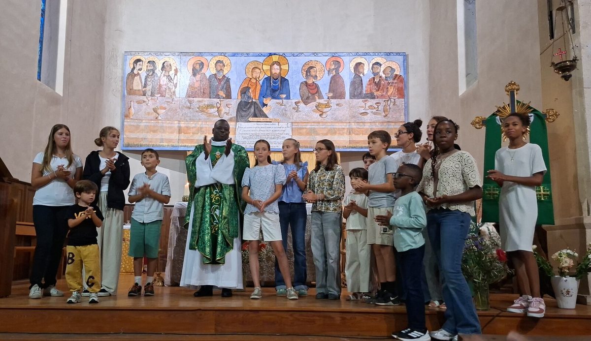 samedi 29 aout, messe d&rsquo;action de grâces pour les 7 années de présence du père Barthélémy Zagré dans la paroisse